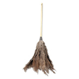 Boardwalk Professional Ostrich Feather Duster, 16" Wood Handle, Hanging Hole, Lightweight, Comfortable, Attracts & Hold Dust