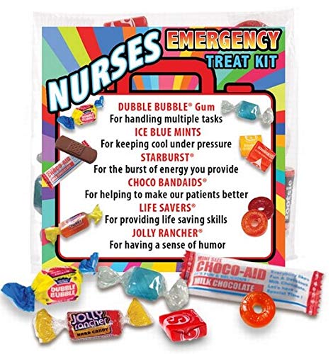 Nurses Emergency Treat Kits (25 pack) Fun Staff Survival Kits for National Nurses Week Gifts