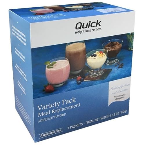 Protein Shake Variety Pack (7ct) - High Protein Meal Replacement Powder for Gym & Muscle Support, Low Calorie Instant Shakes & Puddings, Fast Weight