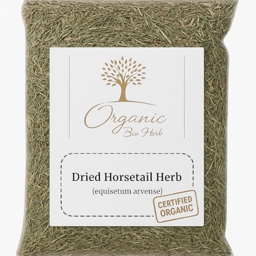 Organic Bio Herbs - Premium Dried Horsetail Herb (Equisetum) - 2 Oz Whole Leaves, 100% Natural, Sun-Dried for Maximum Freshness & Potency - Herbal Tea