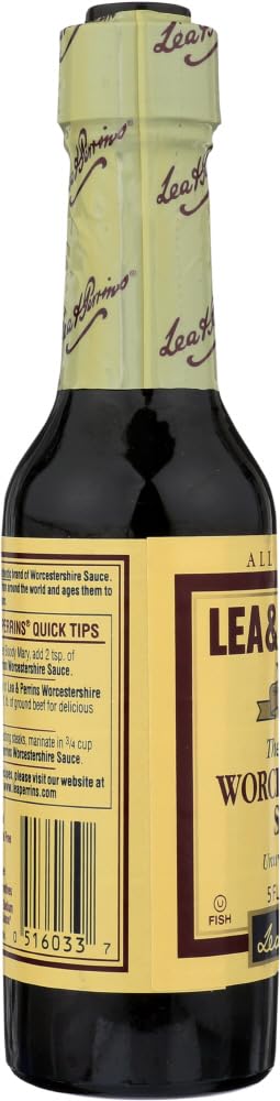 Lea & Perrins Worcestershire, 5-Ounce Glass Bottles (Pack of 24)