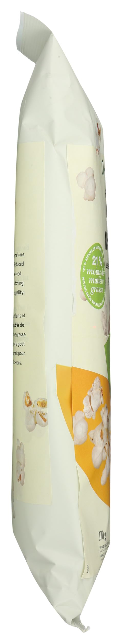 365 by Whole Foods Market, Organic Reduced Fat And Sodium Popcorn, 6 Ounce