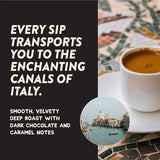 Angelino's Coffee Espresso Dark Roast Coffee Pods, 24 Count - Bold Italian Style Blend, K Cup Compatible for Keurig - Dark Chocolate & Caramel Notes
