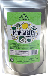 Lt. Blender's Silver Bar Margarita Cocktail Mix/Concentrate - Makes 2.5 Gallons of Non-GMO Frozen or "On the Rocks" Margarita Mixer - for your