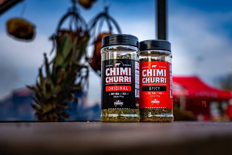 Al Frugoni Chimichurri- Spicy- It's a sauce, a rub, a seasoning/condiment, a marinade