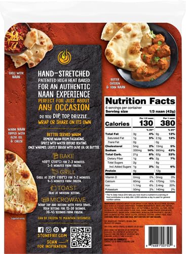 Stonefire, Indian Naan Bread, Original 8.8 oz