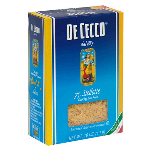 De Cecco Stellette, 16 Ounce Boxes (Pack of 5)