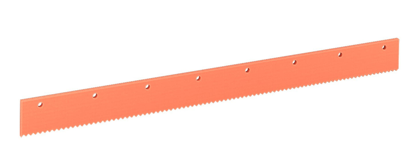 Bon 82-331 Notched Replacement Rubber Squeegee, 24", Red