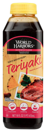 World Harbors Sauce Maui Mtn Teriyaki