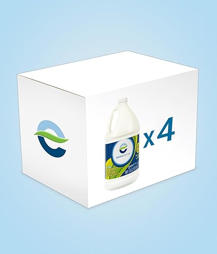 ENVIROCLEANSE-A Liquid Disinfectant Box of 4x1 Gallon Bottle Hypochlorous Acid Formula Contains No Bleach or Harsh Chemicals Home, Office, Doctors