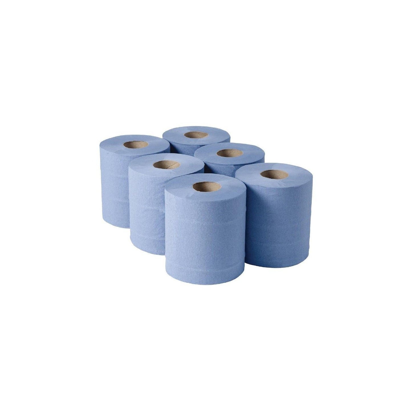 Jantex Centrefeed Roll Blue. 400 sheets per roll. Pack quantity: 6 by Catering Store Direct Ltd