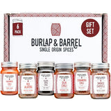 Burlap & Barrel Chili 6-Pack Gift Set- As Seen on Shark Tank! 6 of Our Favorite Chilis From Around the World- Includes Mild, Medium & Hot Chilis - 6