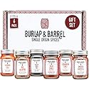 Burlap & Barrel Chili 6-Pack Gift Set- As Seen on Shark Tank! 6 of Our Favorite Chilis From Around the World- Includes Mild, Medium & Hot Chilis - 6