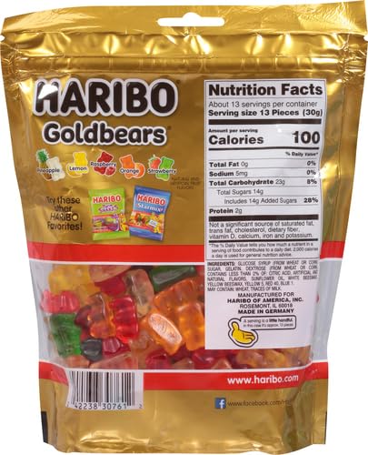Haribo, Goldbears Gummi Candy Share Size, 14 Ounce