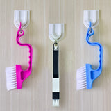 Crevice Gap Cleaning Brush Tool, 6pcs Hand-held Groove Gap Cleaning Tools, 2 in 1 Dustpan Cleaning Brushes, Shutter Door Window Track Kitchen Cleaning