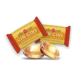 GIN GINS Double Strength Ginger Hard Candy - Natural Ginger Candy by The Ginger People - Individually Wrapped Healthy Candy - Double Strength Flavor