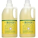 Mrs. Meyers Clean Day Laundry Detergent, Honeysuckle, 2 Count (64 fl oz. Each)
