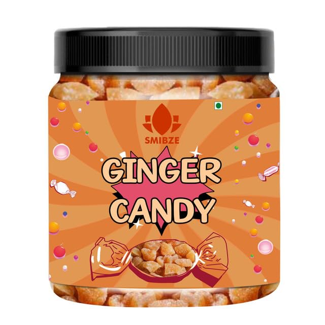 SMIBZE Natural Ginger Candy 100 GM (Pack of 1) SMIBZE