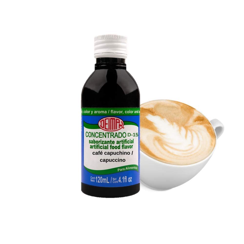 Deiman Artificial Food Flavoring Cappuccino Concentrate D-15 (4 fl oz)