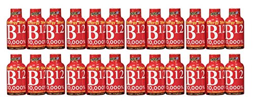 Stacker 2 B12 Energy Shot 24 Count Acai & Pomegranate 2oz Daily Value 10,000%