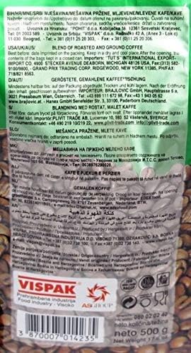 Vispak Zlatna Dzezva Ground Coffee, Regular Coffee, 907g