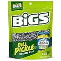 BIGS Sunflower Seeds, Vlasic Dill Pickle Flavor, 5.35 oz. (Pack of 12)