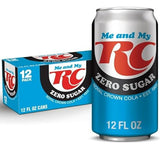 RC Cola Zero Sugar Soda, 12 Fl Oz Cans, Pack of 12