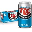 RC Cola Zero Sugar Soda, 12 Fl Oz Cans, Pack of 12