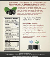 Fresh Frozen Organic Aronia Berries by Northwest Wild Foods - Healthy Antioxidant Fruit Diet - for Smoothies, Pies, Jams, Syrups (9 Pounds)