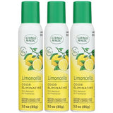 Citrus Magic Limited Edition Odor Eliminating Air Freshener Spray, Limoncello, 3-Ounce, Pack of 3