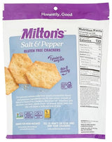 Miltons Craft Bakers Salt & Pepper Crackers, 4.5 Oz