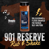 Memphis Marinades 901 Reserve Rub & Shake - BBQ Seasoning & Flavor Enhancer for Chicken, Beef and Pork, 32oz