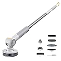 Fanttik Flip G9 Pro Electric Scrubber, VoltiPulse Motor, Dual-Speed Cleaner with 6 Brush Heads, Adjustable Angle & Extendable Handle, IPX7 Waterproof