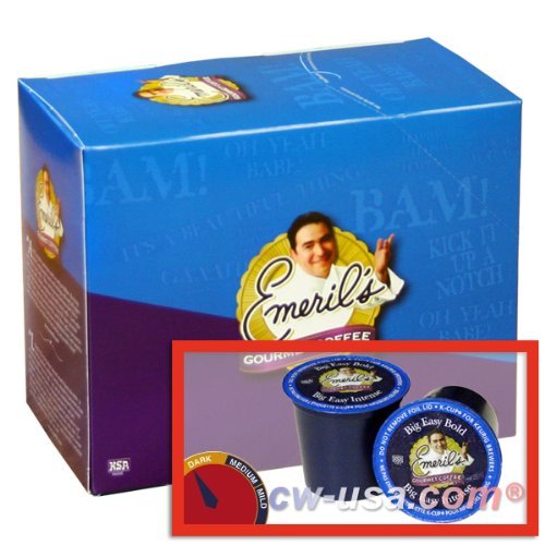 Emeril's Big Easy Bold Coffee K-cups 144 Ct (6 Boxes of 24 Ct)