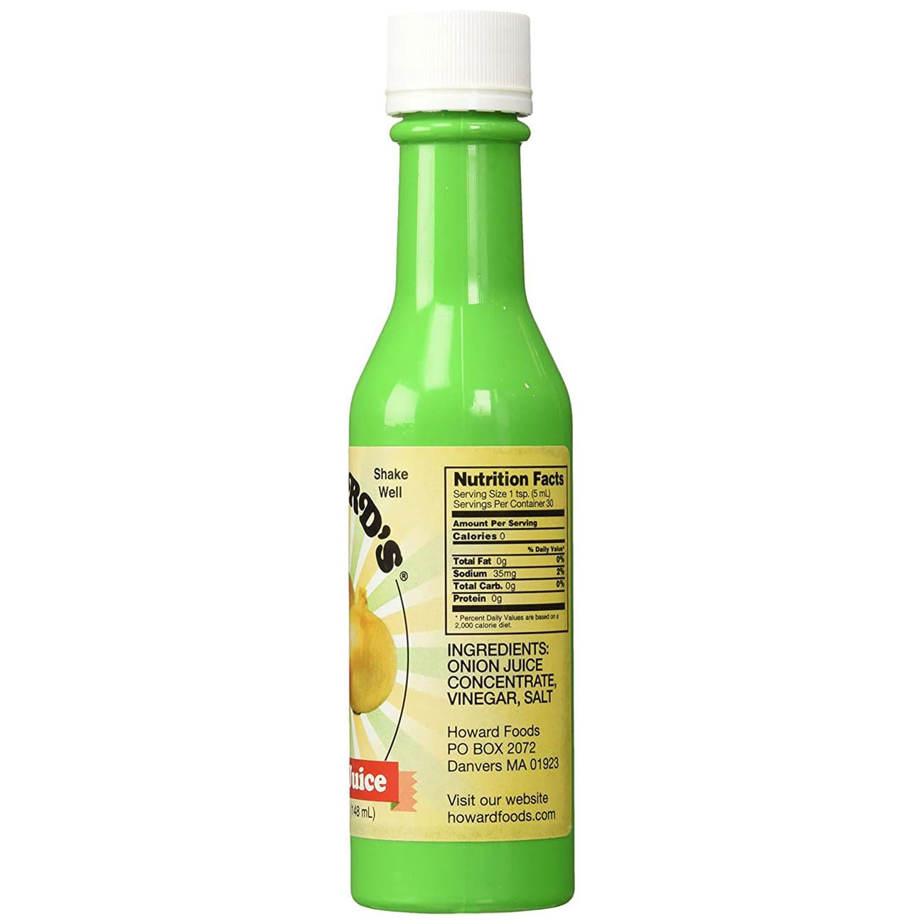 Howard’s Onion Juice, 5 fl oz | Pure Liquid Onion Seasoning | All-Natural Flavor Enhancer for Cooking, Marinades, Dressings & Sauces | No Artificial