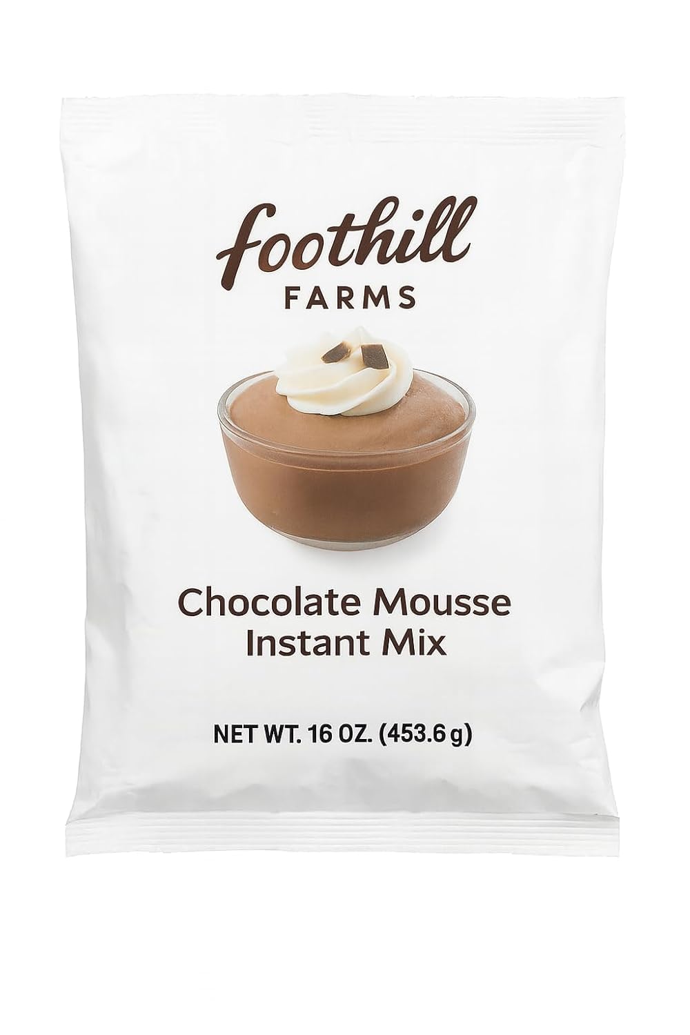 Foothill Farms - Assorted Instant Mixes & Seasoning Blends - Multiple Flavors & Pack Sizes (12-Pack, Chocolate Mousse)