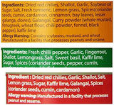6 Can (4oz. Each) of Thai Green Red Yellow Curry Pastes Set