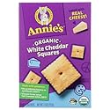 Annie's Organic White Cheddar Squares Baked Snack Crackers 7.5 oz. (Pack of 2)2
