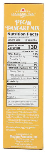 Classique Fare Mix Pancake Pecan - 16 OZ (Pack of 2)