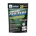 EcoNow Drain & Pipe Oxy-Tabs for Main Sewer and Septic Lines. Build-Up Remover. Oxygenated to Help Prevent Clogs & Eliminate Odors. (20)(20)