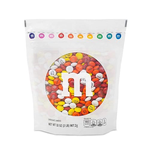 M&M'S Pre-Designed Congrats Milk Chocolate Candy - 2lbs of Bulk Candy with Congratulatory Graphics for Gifts, Parties, Employee Recognition