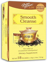 Prince of Peace Smooth Cleanse Tea, 18 Tea Bags Constipation Relief Prince of Peace Traditional Medicinal Tea Bloating Relief Constipation Tea (1