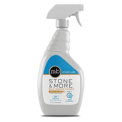MB-5 Stone & More, All Purpose Cleaning Spray Kitchen Counter Cleaner Spray for Marble and Granite- No Streak Formula for Stone, Glass, Granite