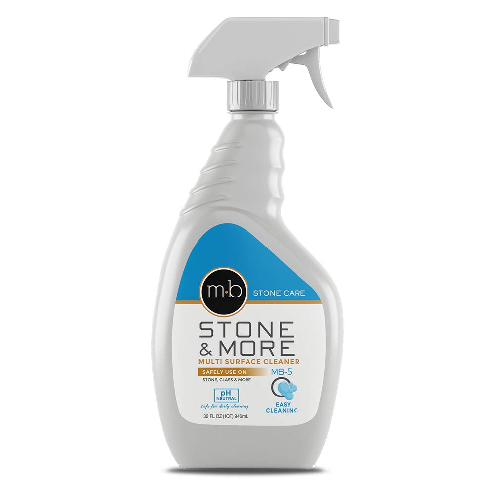 MB-5 Stone & More, All Purpose Cleaning Spray Kitchen Counter Cleaner Spray for Marble and Granite- No Streak Formula for Stone, Glass, Granite