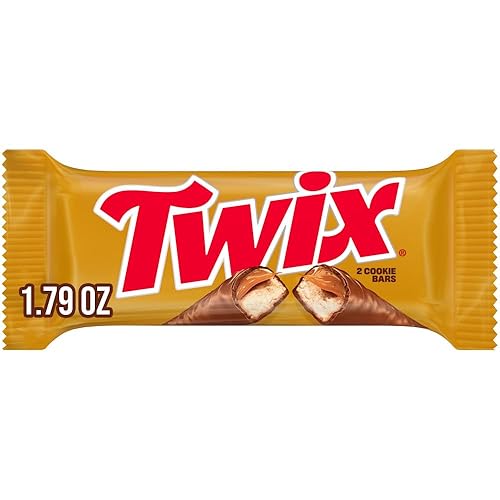TWIX Caramel Cookie Milk Chocolate Candy Bars, Father’s Day Gift, Full Size, 1.79 oz