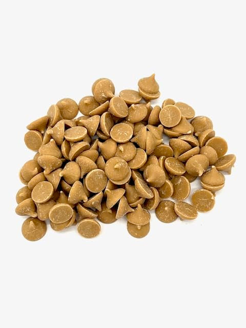 Caramel Confectionery Drops, Bulk Size, Baking Chips (1 lb. Resealable Zip Lock Stand Up Bag)