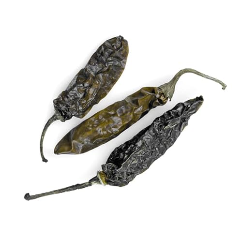 Essential Spice Dried Green Serrano Chilies - Bright, Fresh Heat with Grassy, Earthy Flavor - Whole Dried Pods for Salsas, Sauces, Pickling & Mexican