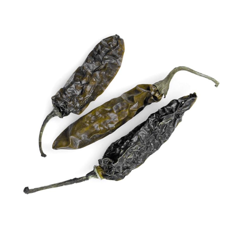 Essential Spice Dried Green Serrano Chilies - Bright, Fresh Heat with Grassy, Earthy Flavor - Whole Dried Pods for Salsas, Sauces, Pickling & Mexican