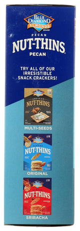 Blue Diamond Nut-Thins Pecan Nut & Rice Cracker Snacks 4.25 oz (Pack of 6)