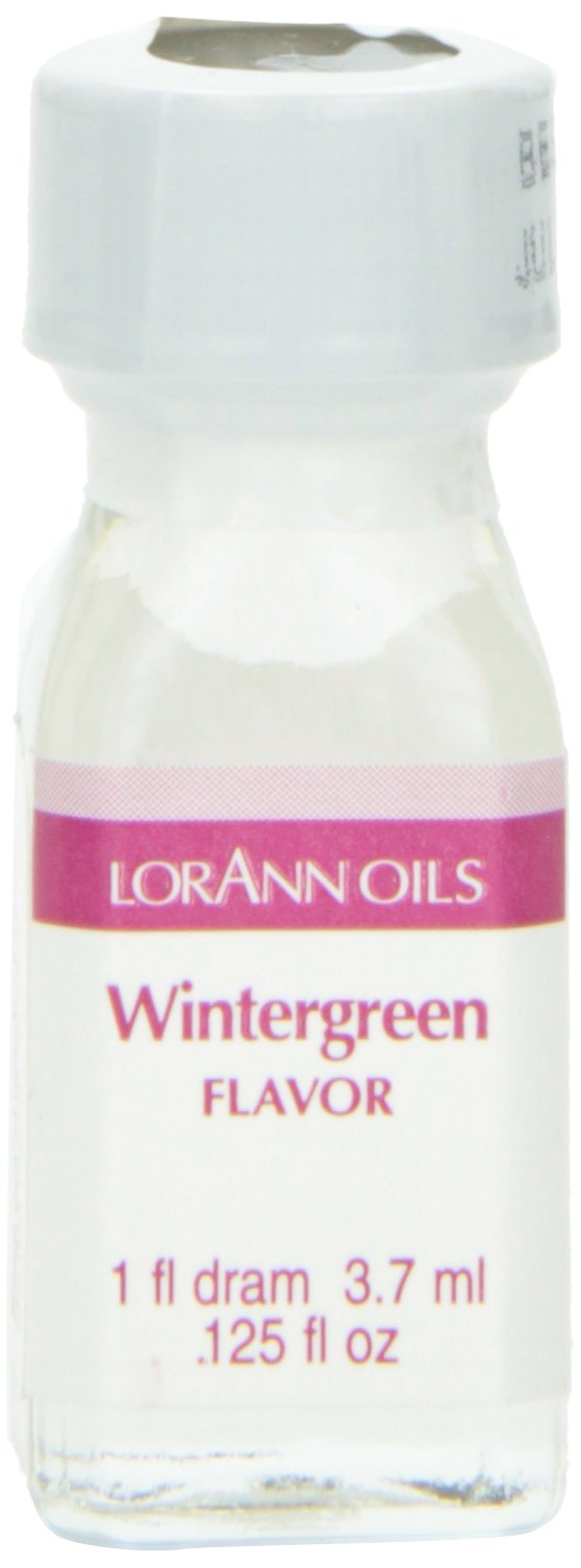 LorAnn Wintergreen SS Flavor, 1 dram bottle (.0125 fl oz - 3.7ml - 1 teaspoon) - 12 pack
